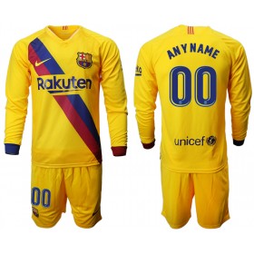Camisolas de futebol FC Barcelona Criança Equipamento Alternativa 2019/20 Manga Comprida